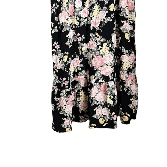 NWT Wallflower Floral Slip Spaghetti Strap V-Neck Ruffle Hem Mini Dress S - Picture 5 of 14